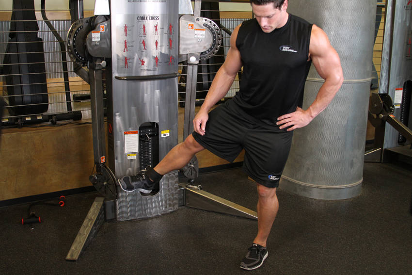 How to perform the Cable Hip Adduction exercise