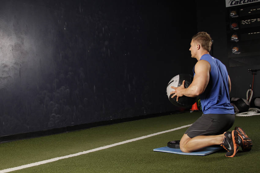 How to perform the Chest Push (multiple response) exercise