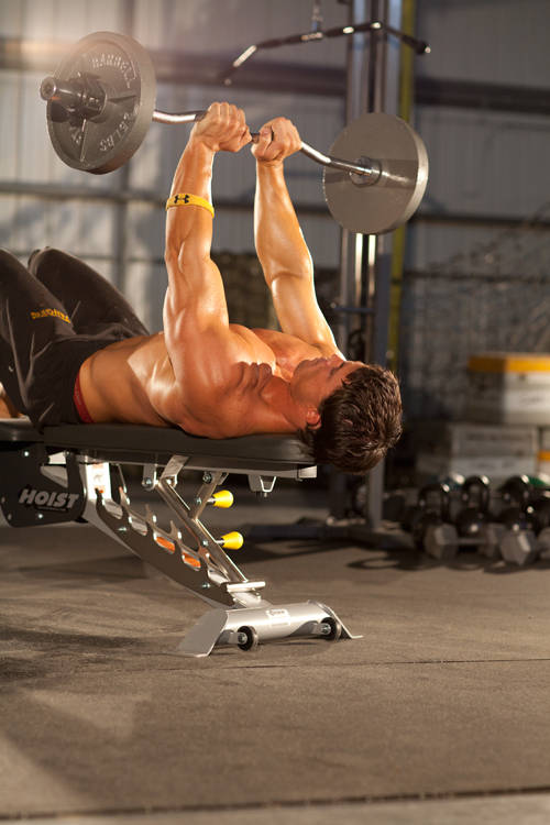How to perform the Close-Grip EZ-Bar Press exercise
