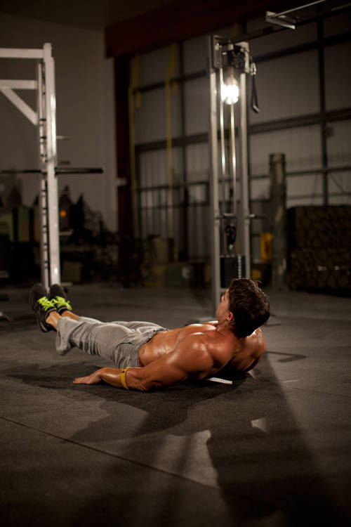 How to perform the Bottoms Up exercise
