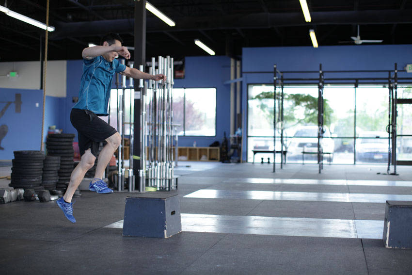 How to perform the Box Skip exercise