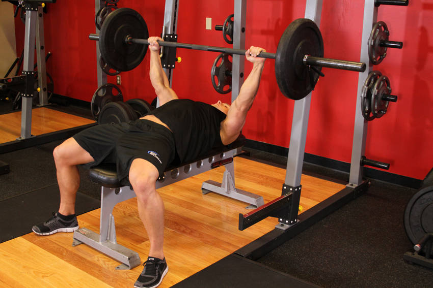 How to perform the Barbell Bench Press - Medium Grip exercise