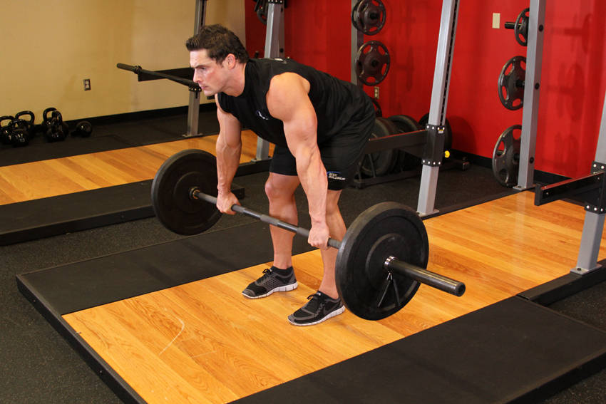 How to perform the Barbell Rear Delt Row exercise