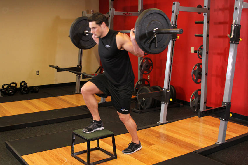 How to perform the Barbell Step Ups exercise