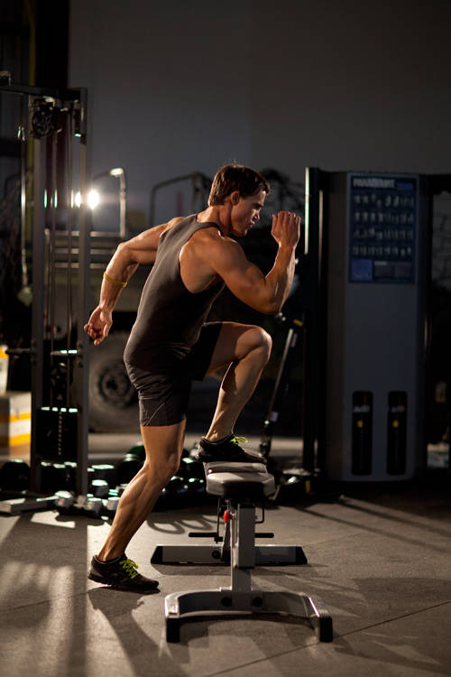 How to perform the Bench Sprint exercise