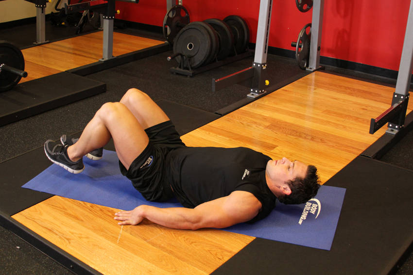 How to perform the Bent-Knee Hip Raise exercise