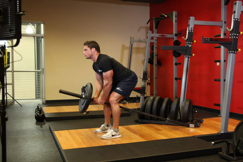 How to perform the Bent Over Two-Arm Long Bar Row exercise
