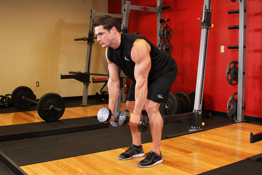 How to perform the Bent Over Two-Dumbbell Row exercise