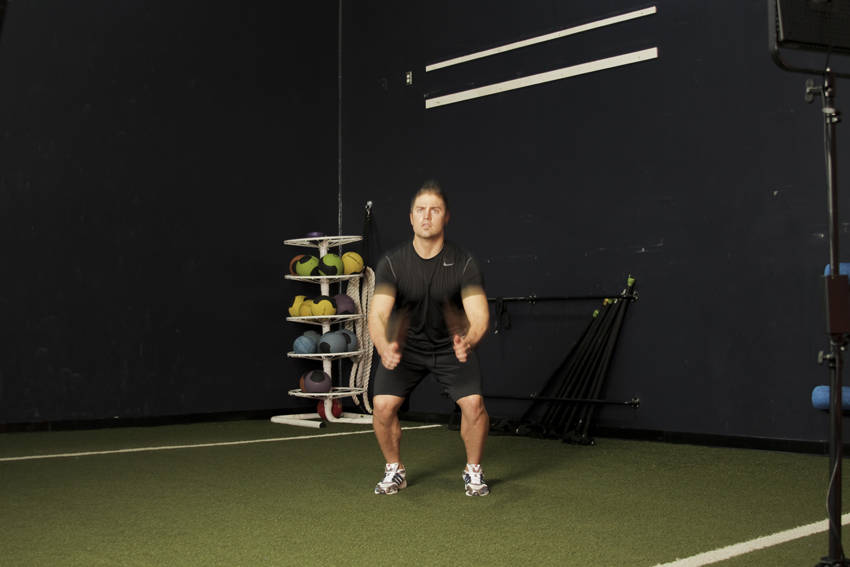 How to perform the Double Leg Butt Kick exercise