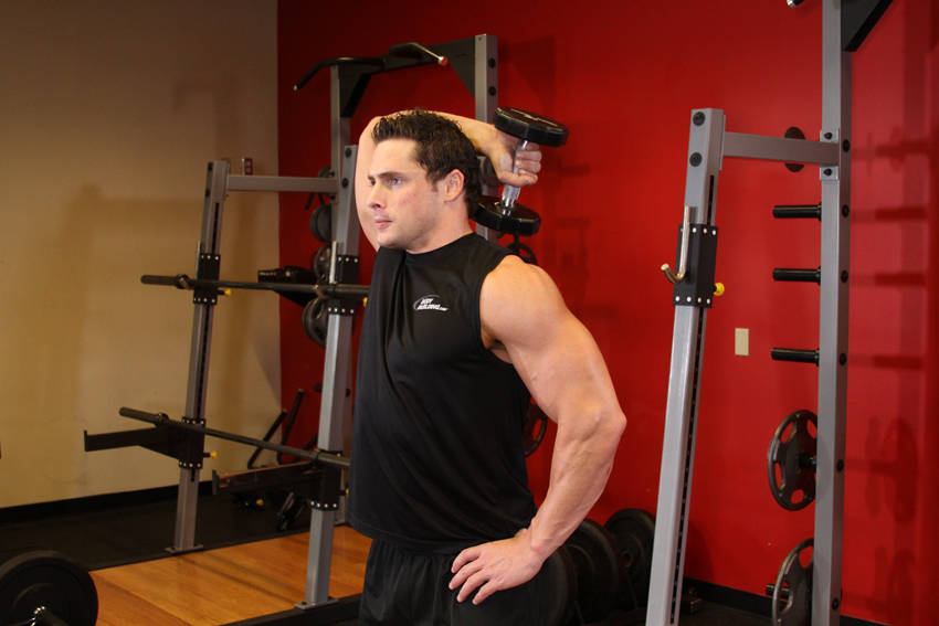 How to perform the Dumbbell One-Arm Triceps Extension exercise