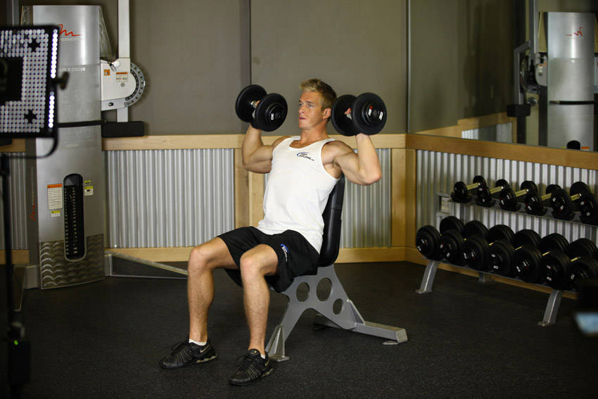 How to perform the Dumbbell Shoulder Press exercise