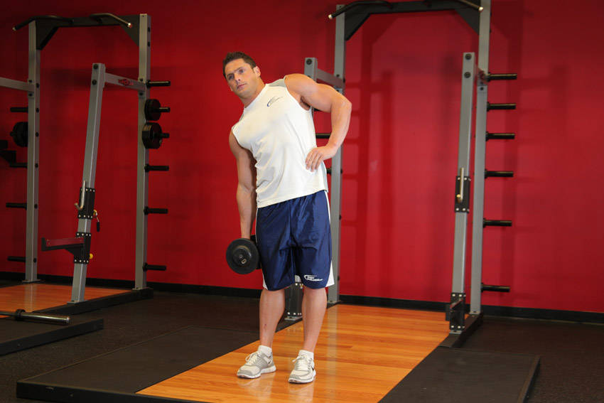 How to perform the Dumbbell Side Bend exercise
