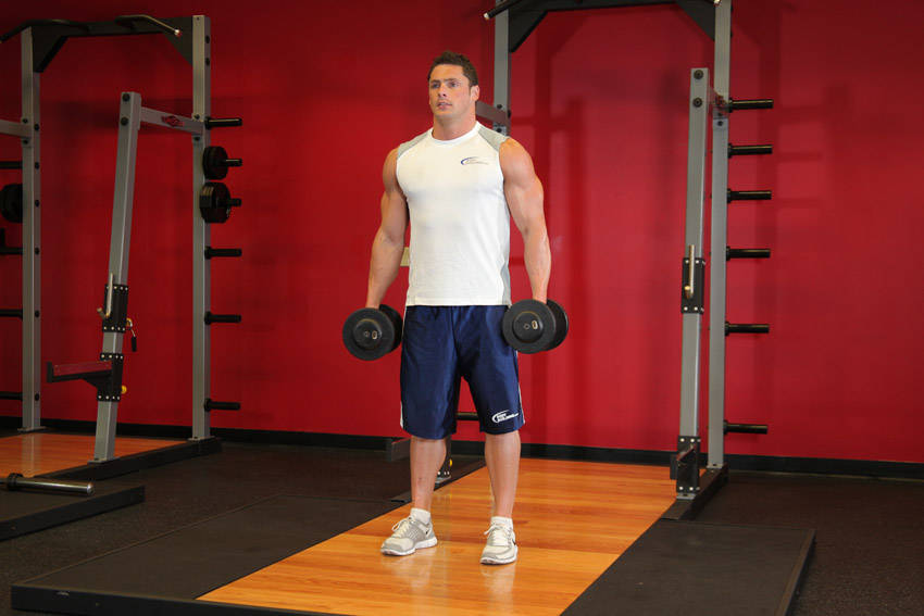 How to perform the Dumbbell Squat exercise