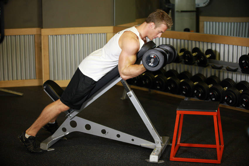 How to perform the Dumbbell Prone Incline Curl exercise