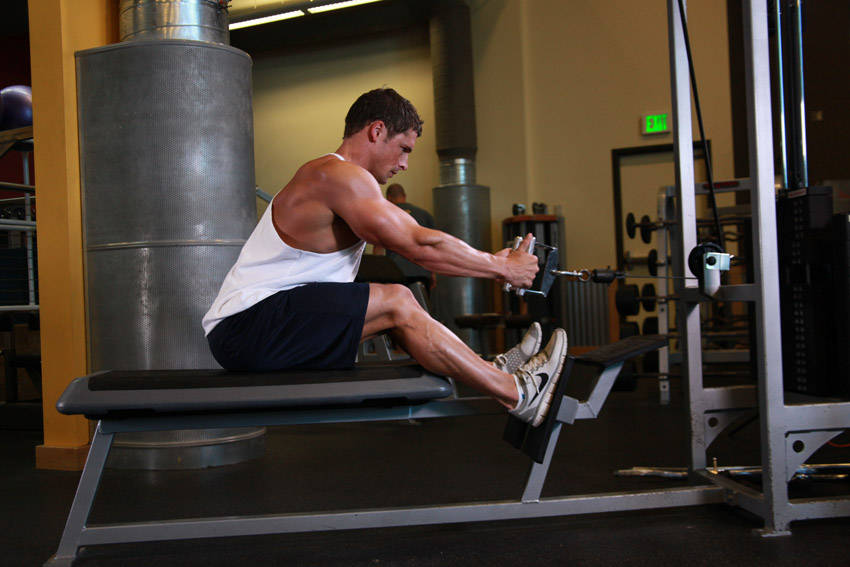 How to perform the Elevated Cable Rows exercise