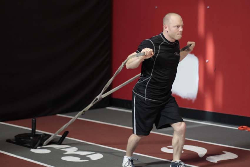 How to perform the Forward Drag with Press exercise