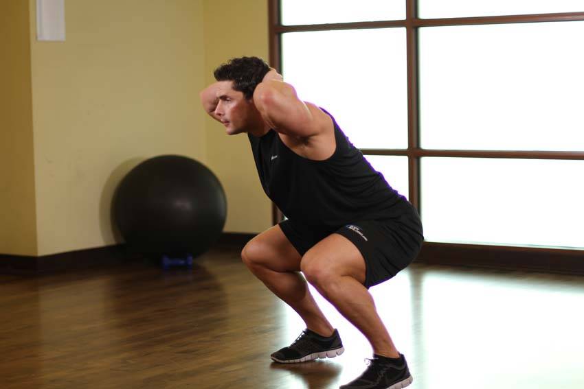 How to perform the Frog Hops exercise