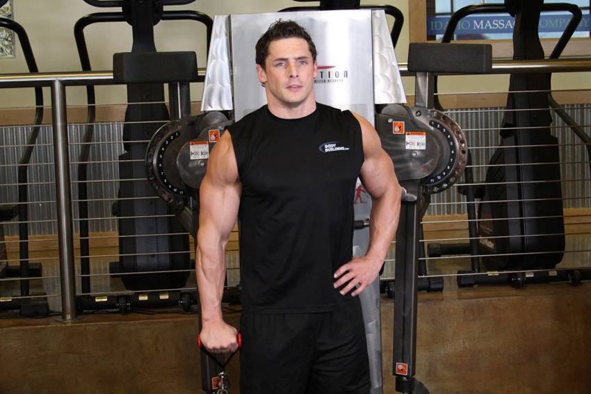 How to perform the Front Cable Raise exercise