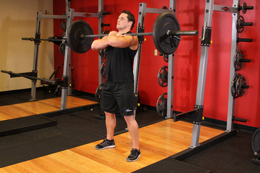 How to perform the Front Barbell Squat exercise
