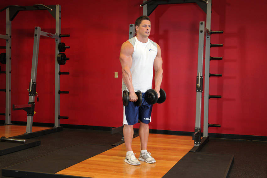 How to perform the Front Dumbbell Raise exercise