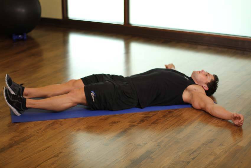 How to perform the Knee Across The Body exercise