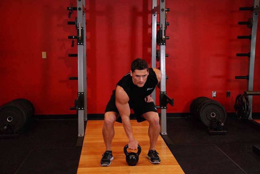 How to perform the Kettlebell Dead Clean exercise