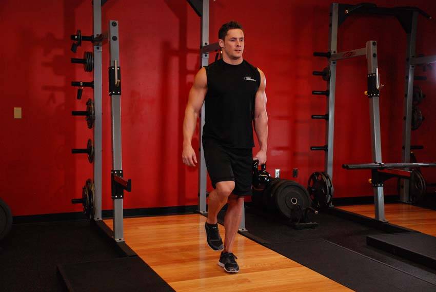 How to perform the Kettlebell One-Legged Deadlift exercise