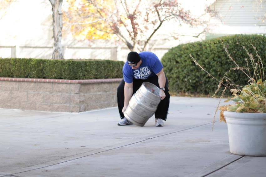 How to perform the Keg Load exercise
