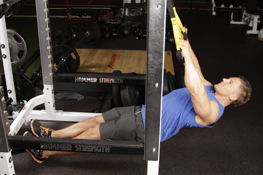 How to perform the Inverted Row with Straps exercise