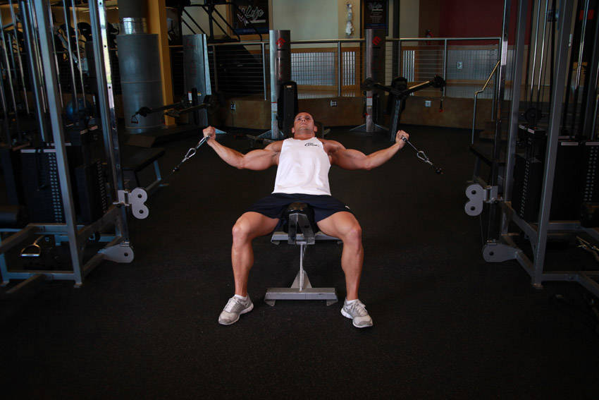 How to perform the Incline Cable Flye exercise