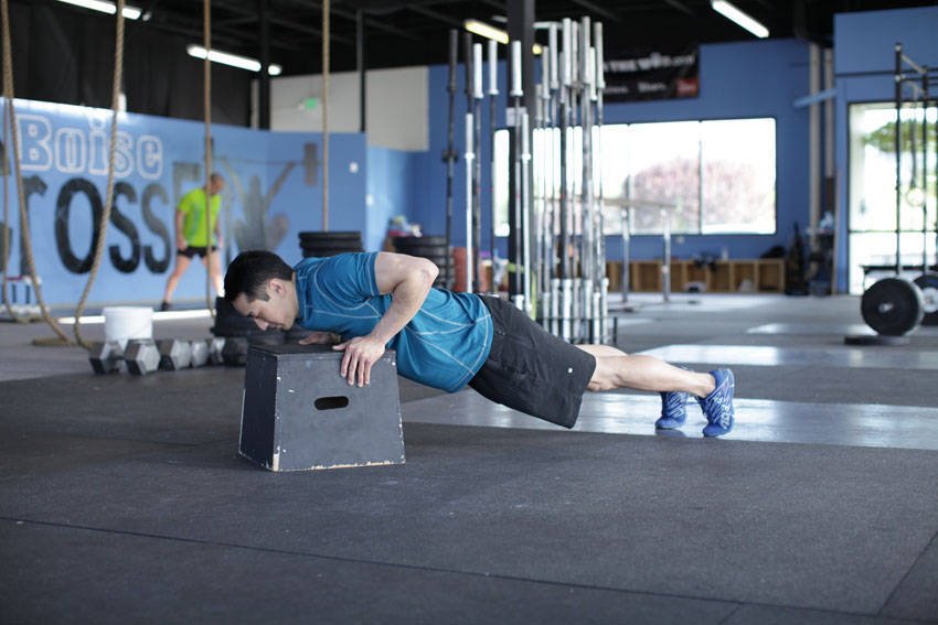 How to perform the Incline Push-Up exercise