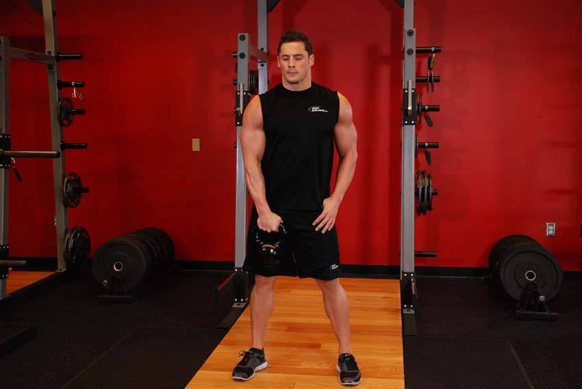 How to perform the One-Arm Kettlebell Clean exercise