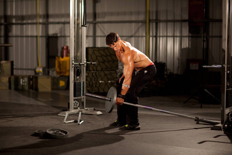 How to perform the One-Arm Long Bar Row exercise
