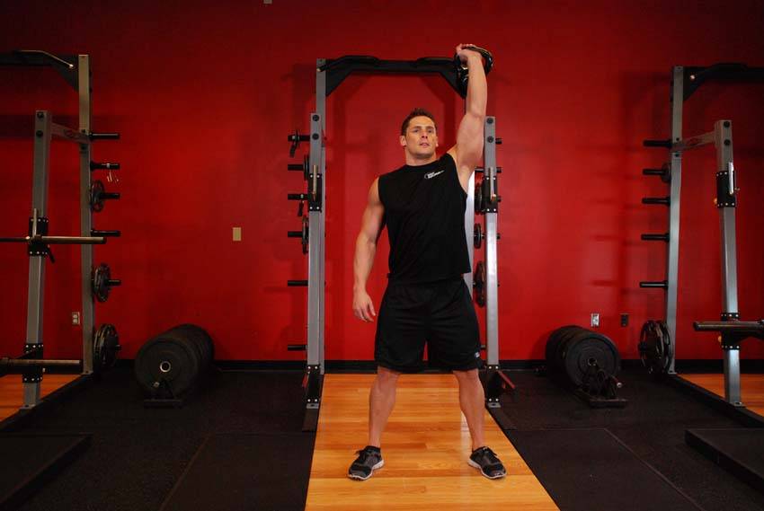 How to perform the One-Arm Overhead Kettlebell Squats exercise