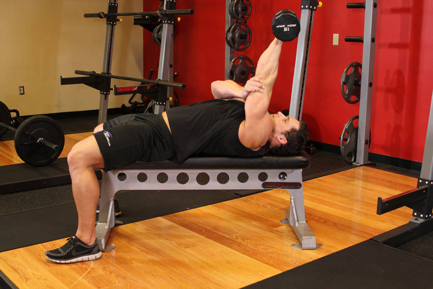How to perform the One Arm Pronated Dumbbell Triceps Extension exercise