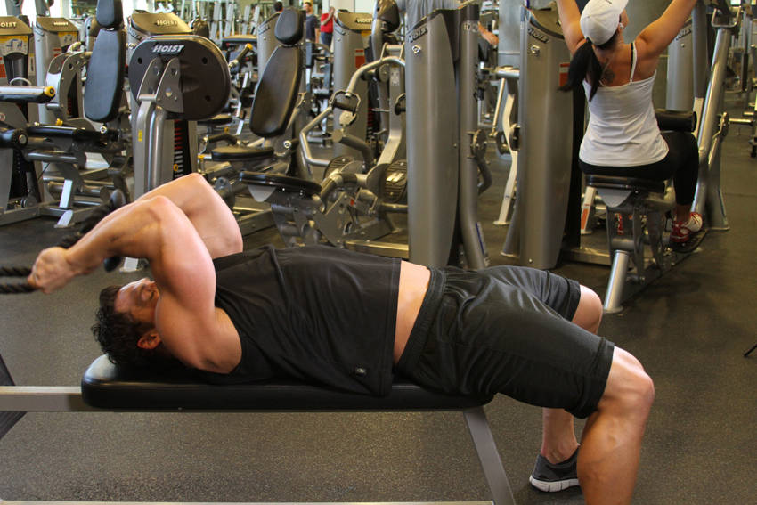 How to perform the Low Cable Triceps Extension exercise