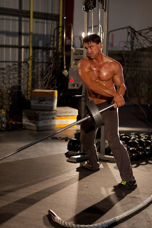 How to perform the Landmine 180's exercise