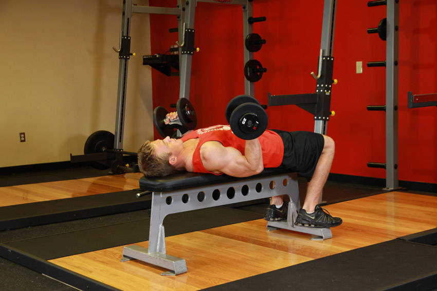 How to perform the Lying Supine Dumbbell Curl exercise