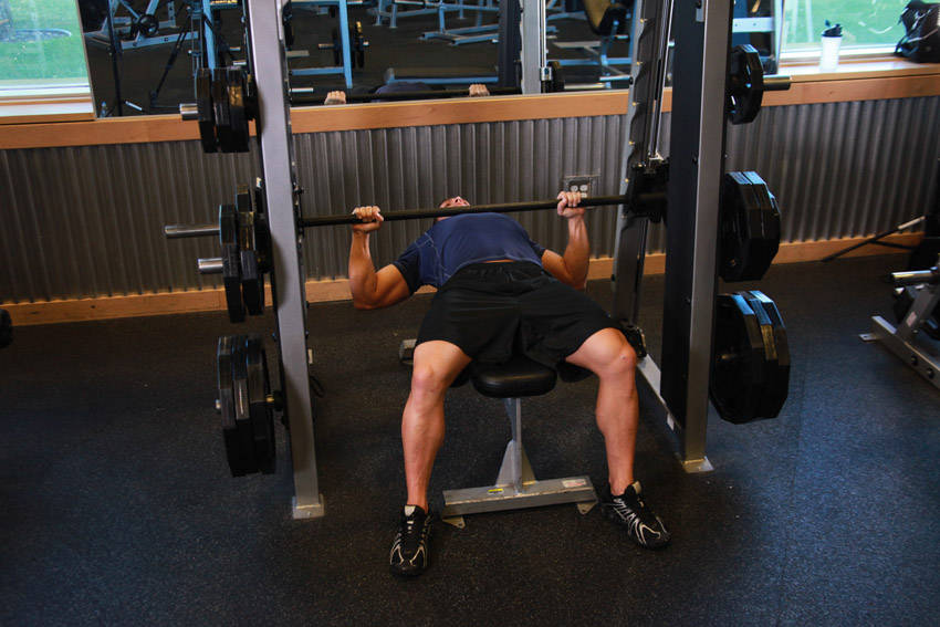 How to perform the Smith Machine Bench Press exercise