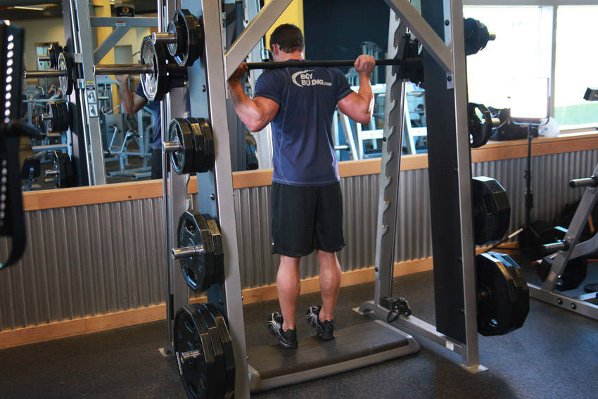 How to perform the Smith Machine Reverse Calf Raises exercise