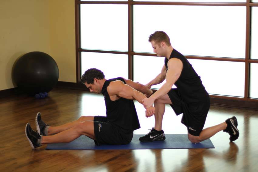 How to perform the Seated Front Deltoid exercise