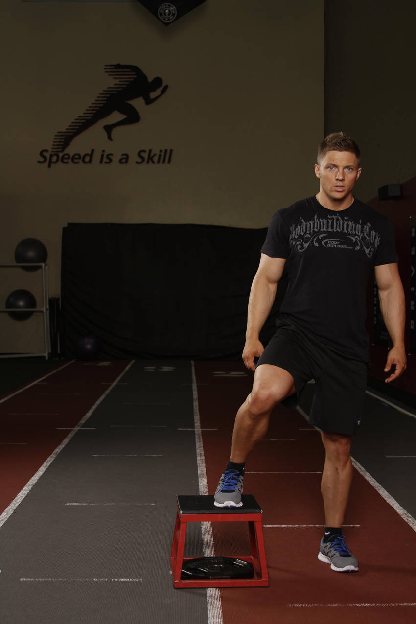 How to perform the Side to Side Box Shuffle exercise