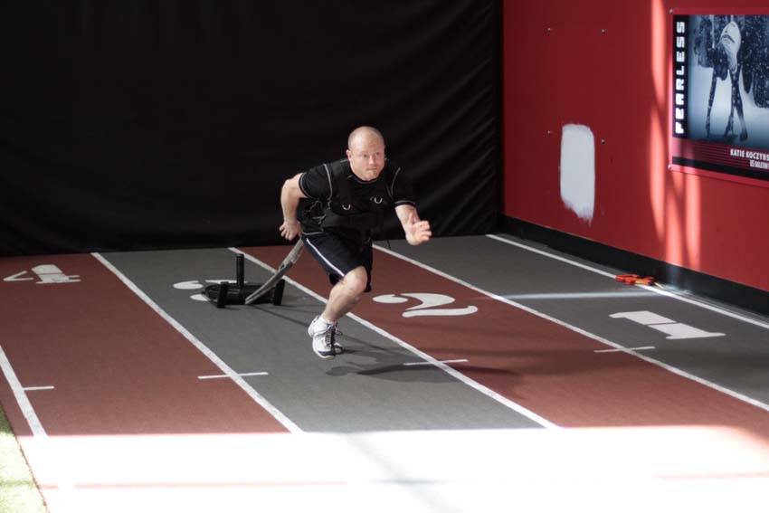 How to perform the Sled Drag - Harness exercise