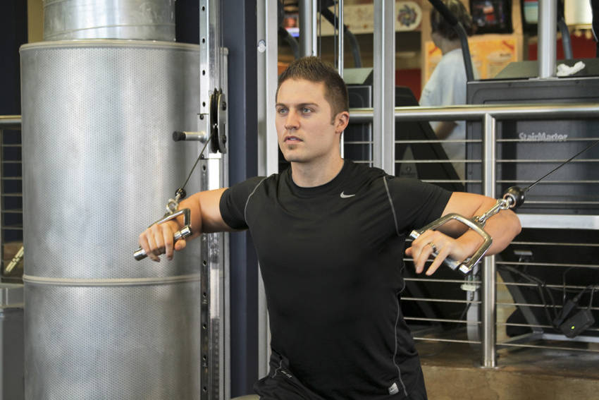 How to perform the Standing Cable Chest Press exercise