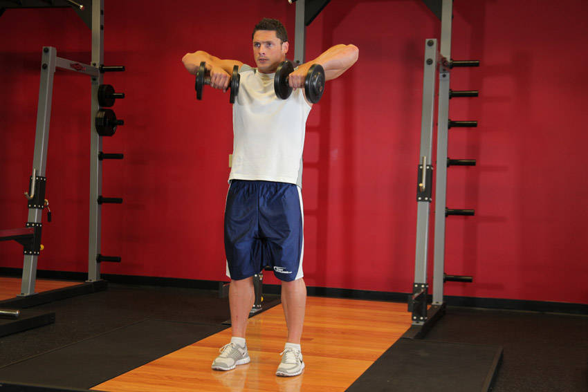 How to perform the Standing Dumbbell Upright Row exercise