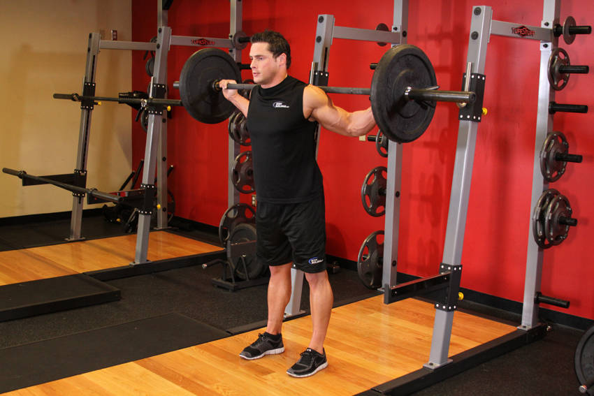 How to perform the Stiff Leg Barbell Good Morning exercise