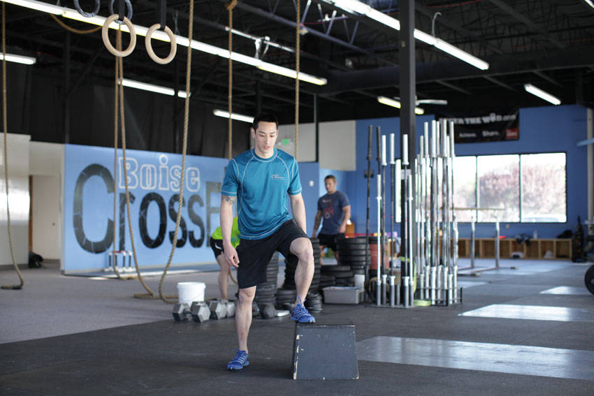 How to perform the Stride Jump Crossover exercise