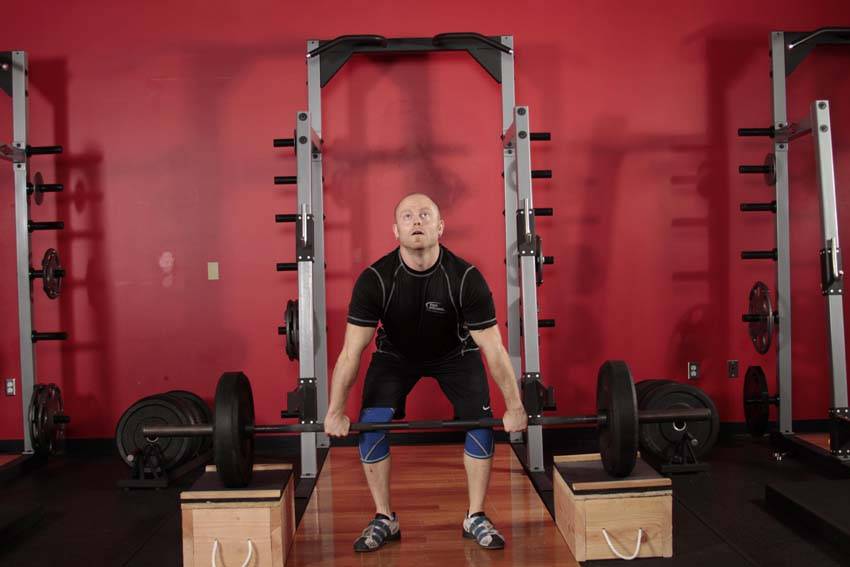 How to perform the Power Clean from Blocks exercise