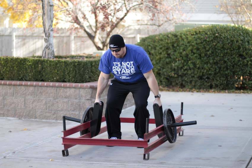 How to perform the Rickshaw Carry exercise