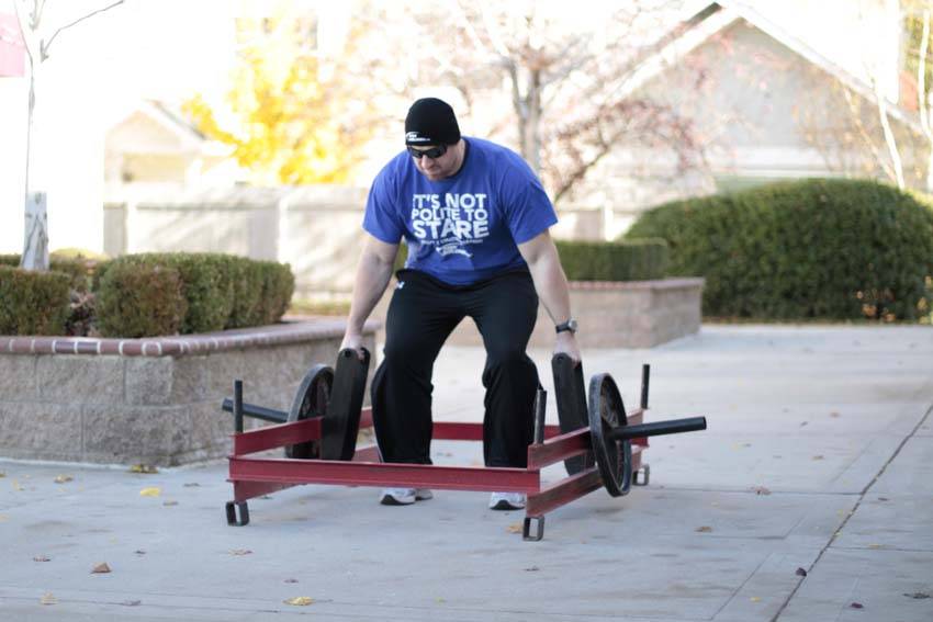 How to perform the Rickshaw Deadlift exercise